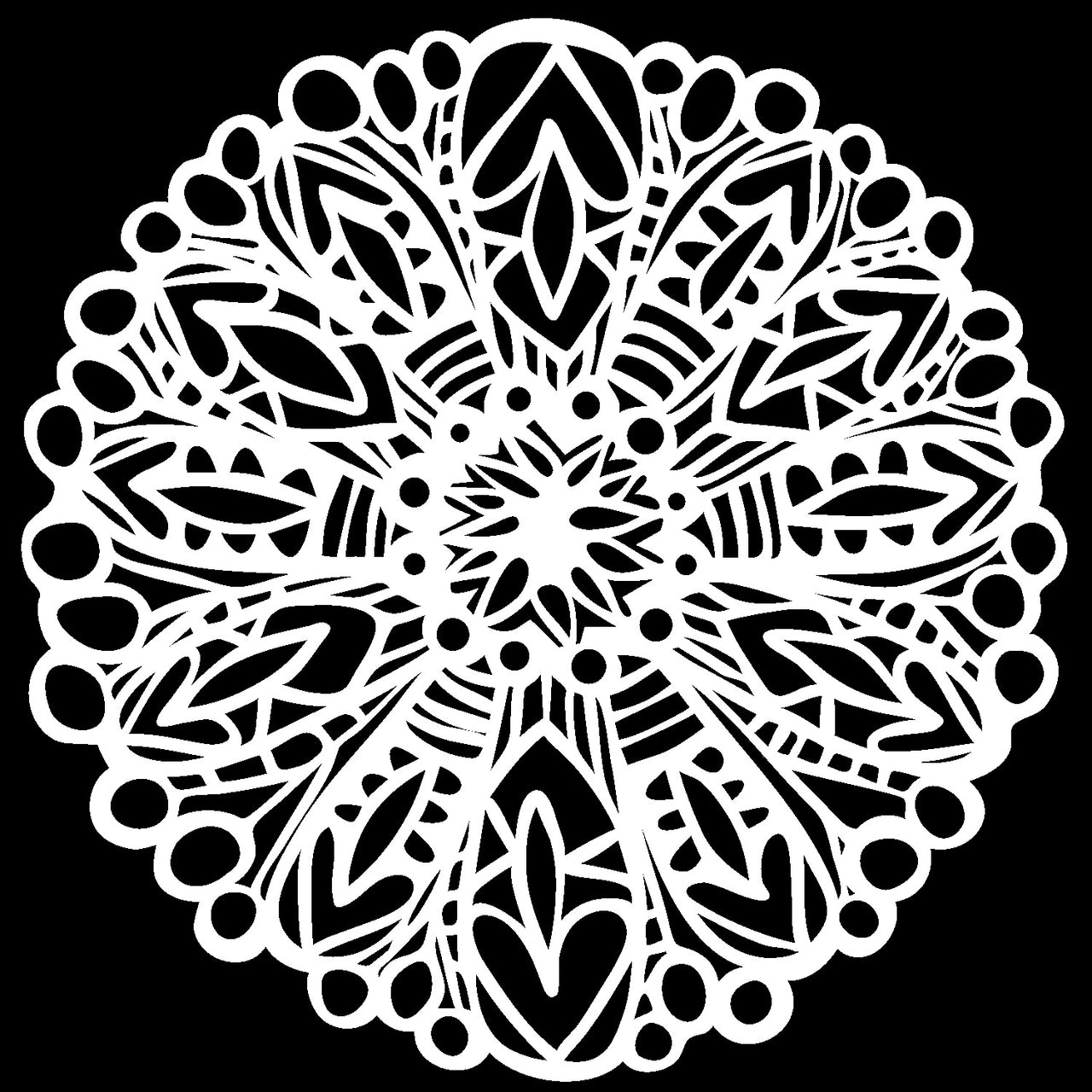 The Crafter's Workshop Crafter's Workshop Template 6"X6" - Big Flower