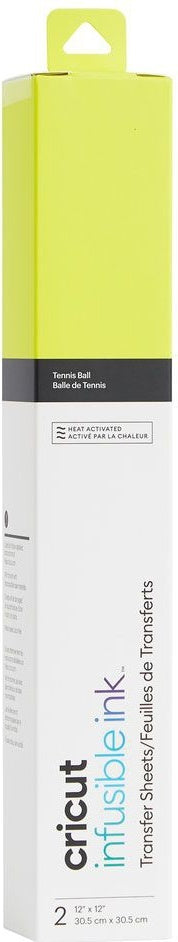 Cricut Infusible Ink Transfer Sheet 12"X12" 2/Pkg - Tennis Ball