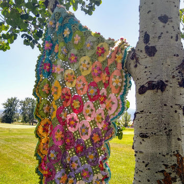 Macaroon Blossom Afghan