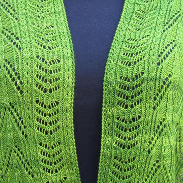 Ton Lace and Mock Cable Shawl