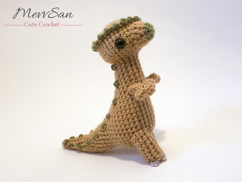 Amigurumi Pachycephalosaurus Dinosaur