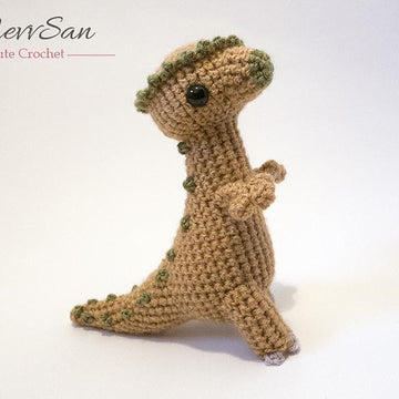 Amigurumi Pachycephalosaurus Dinosaur