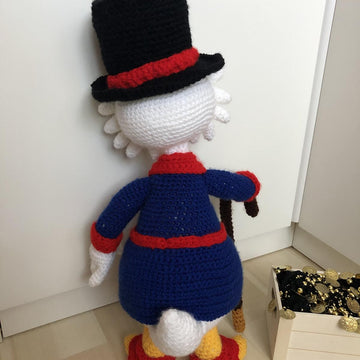 Rich Duck amigurumi doll