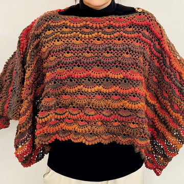 Fall Winter Layering Poncho: 2-in-1 Design