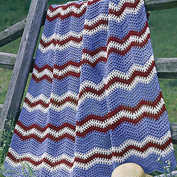 American Ripple Afghan