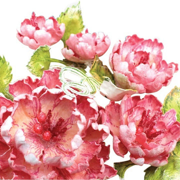 Heartfelt Creations Flower Shaping Paper 12"X12" 25/Pkg - White