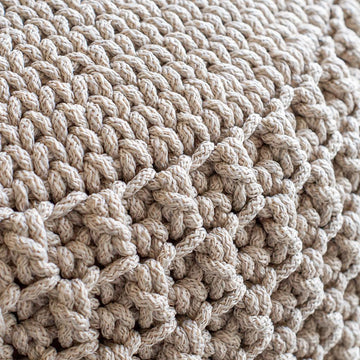 Pouf cover Lacemosaic