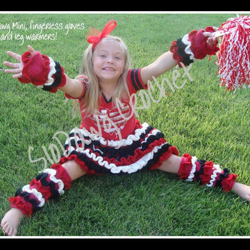RuffleDawg Mini, Legwarmers & Fingerless Gloves