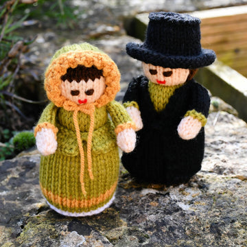 Victorian Ladies & Gentlemen Doll Knitting Pattern - Toy Knitting Pattern