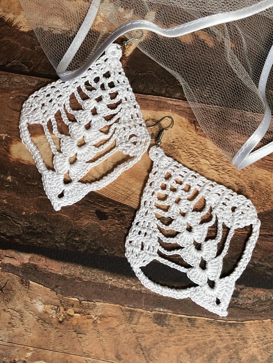 67. Wedding dangle earrings