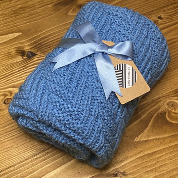 Aran Heartbeat blanket