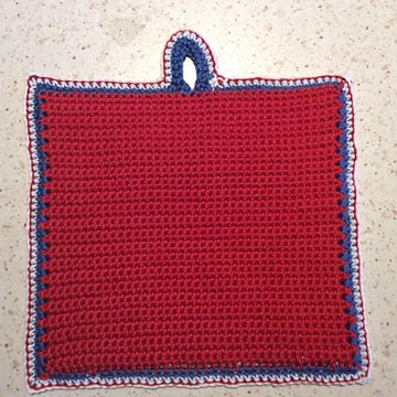 Republican elephant logo pot holder