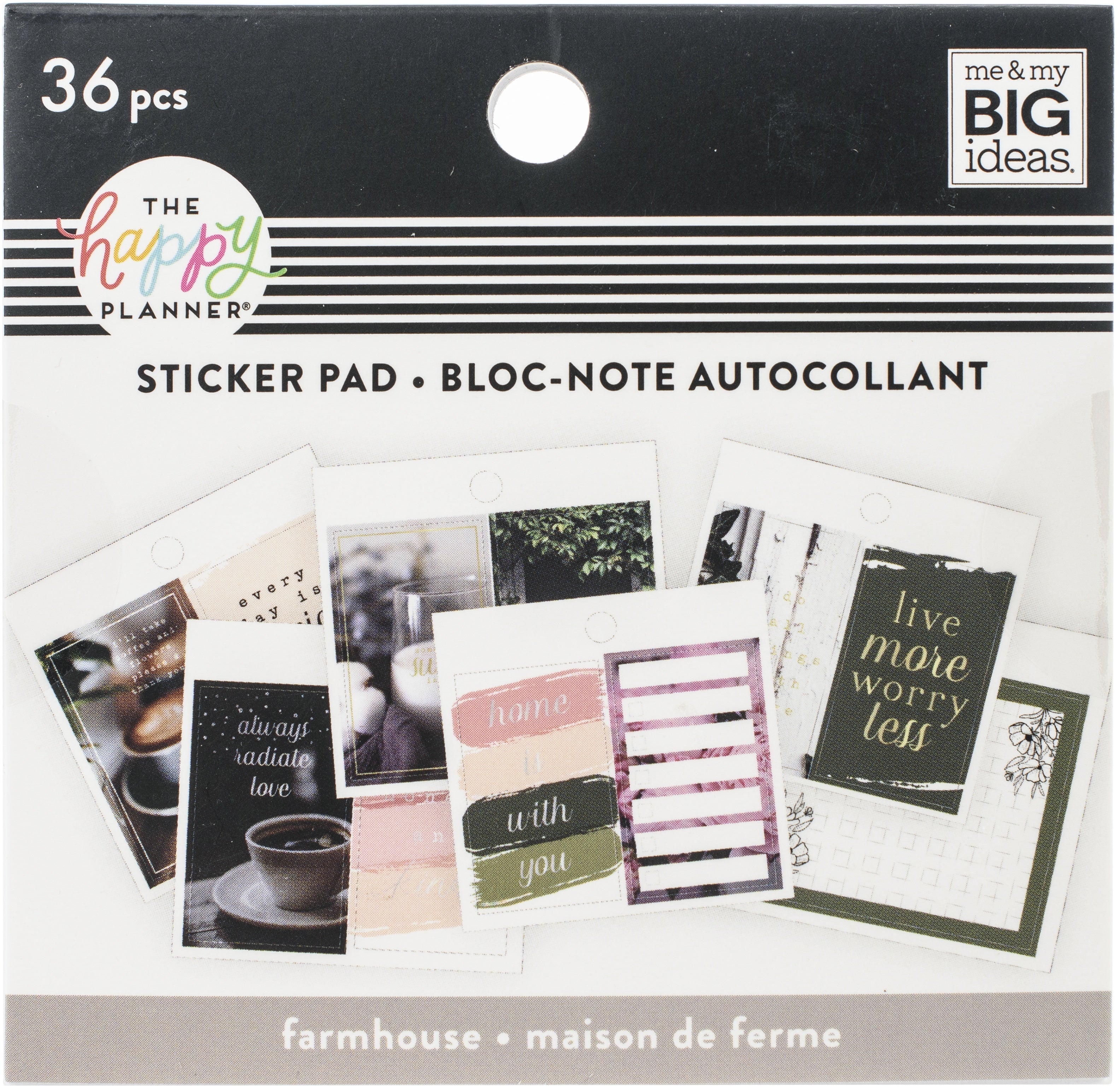 The Happy PLanner Tiny Stickers Pad Farmhouse