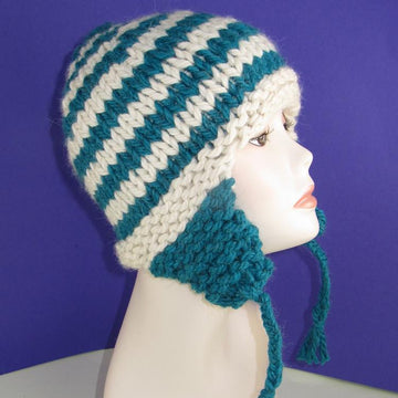 Super Chunky Stripe Trapper Hat