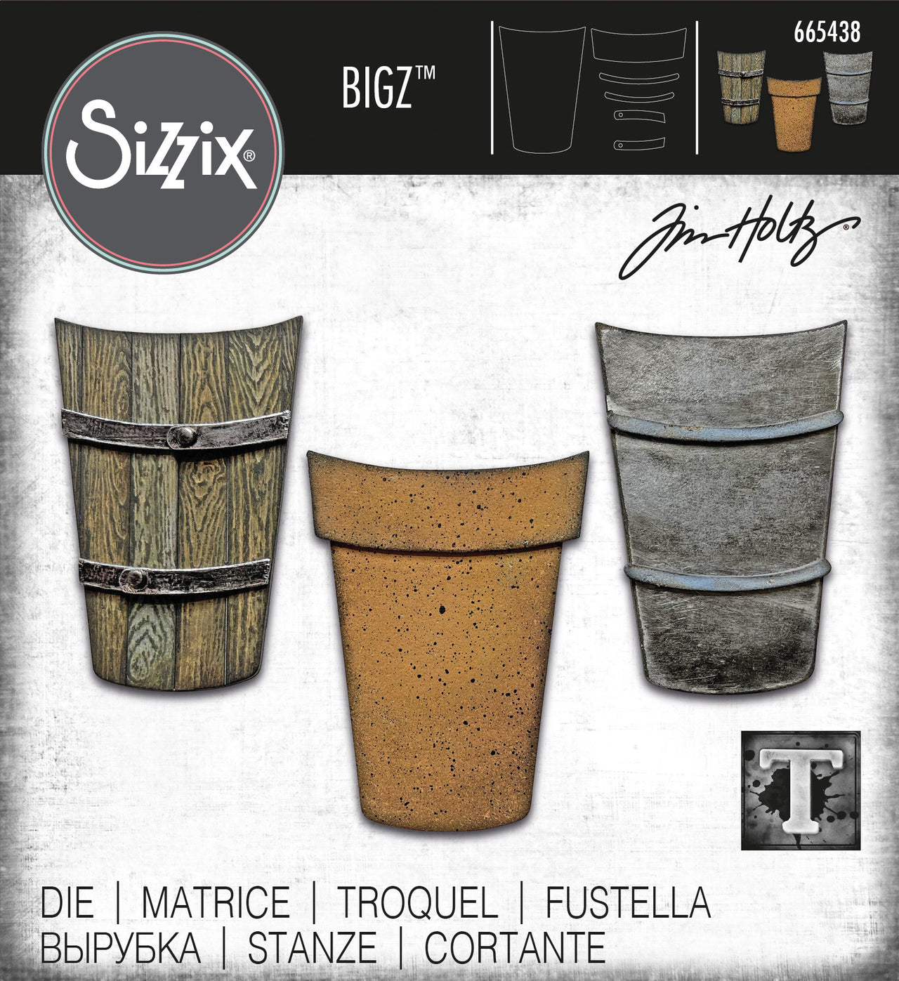 Sizzix Bigz Die - Potted #2
