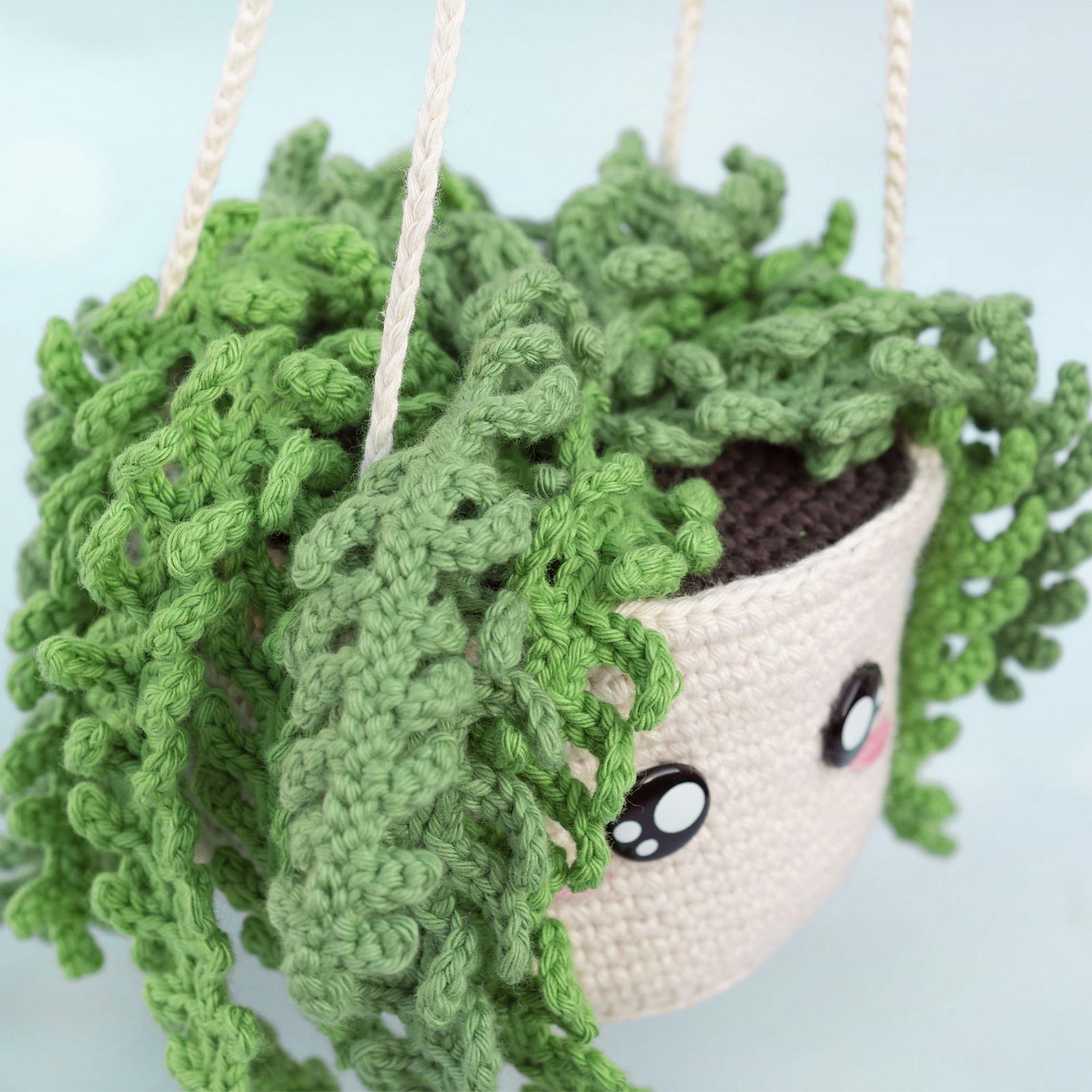 Fern hanging pot kawaii style