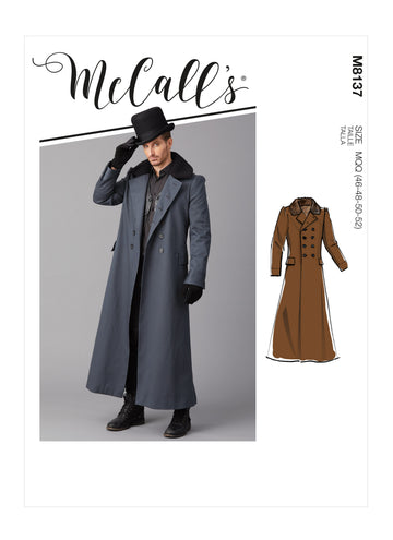 McCall's Men's Coat M8137 - Sewing Pattern