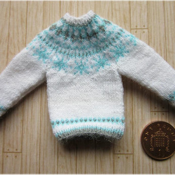 1:12th scale snowflake sweaters