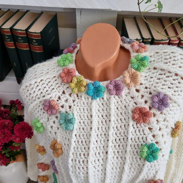 Crochet elegant poncho