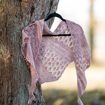 Elm Leaf Shawlette