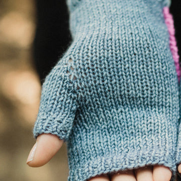 Eleanor Mitts in SweetGeorgia Superwash Sport - Downloadable PDF