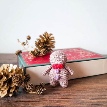 Tiny Gingerbread Man & Woman Christmas Decoration
