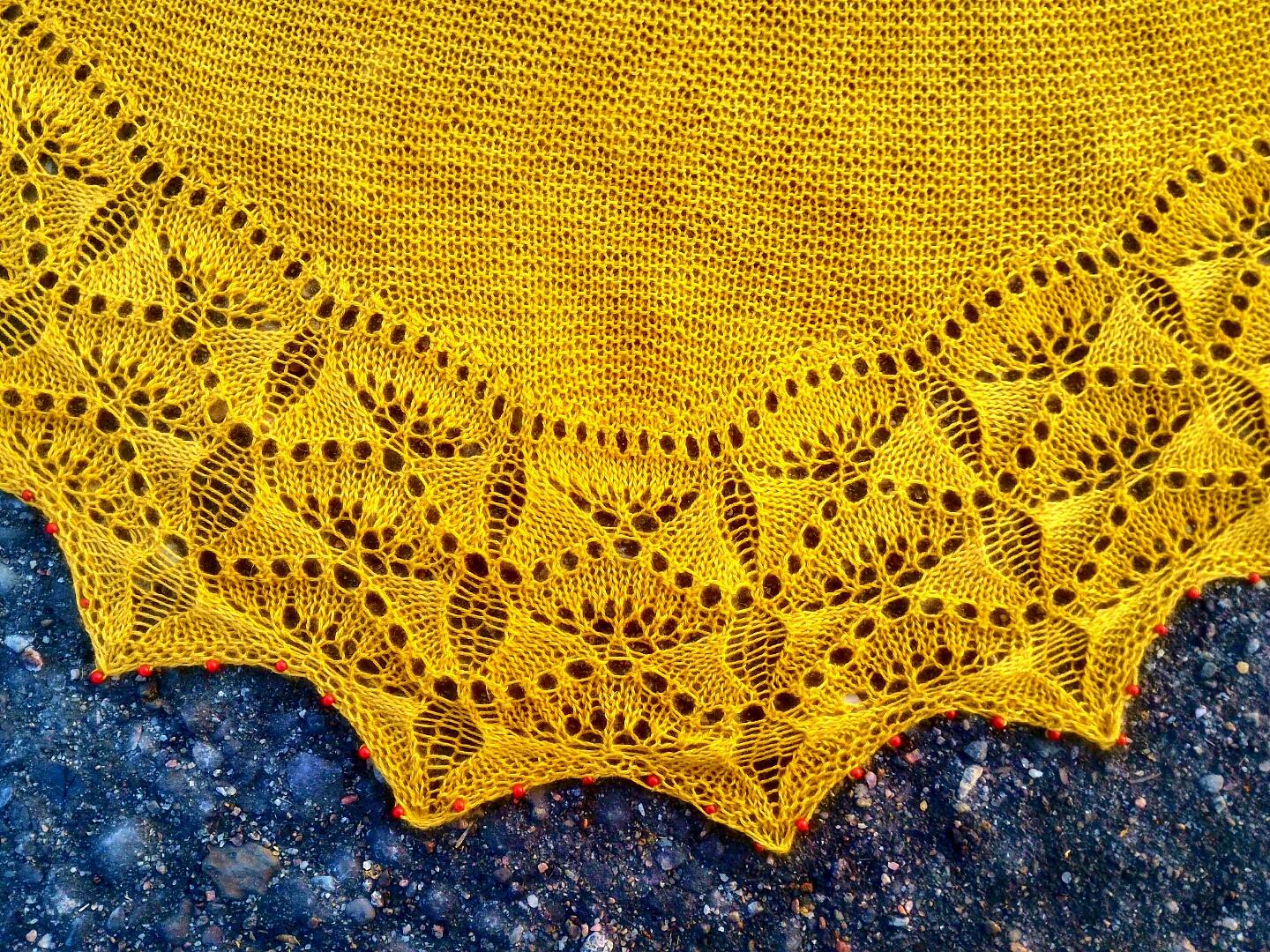 Autumn Gold Shawl