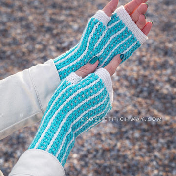 Kaleidoscope Fingerless Mittens