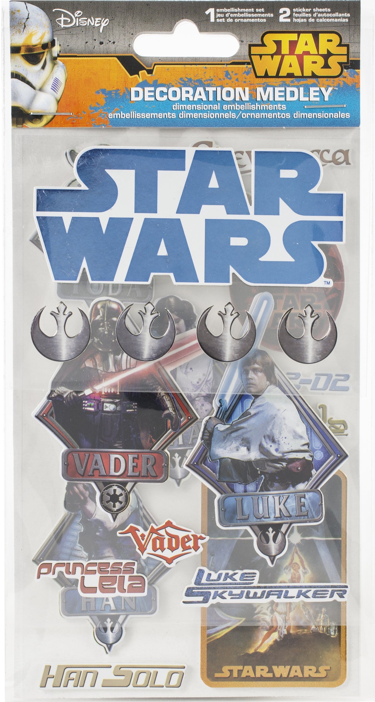 Trends International SandyLion Disney Classic Decoration Medley Stickers - Star Wars