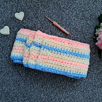 Crochet Pastel Princess Scarf Pattern/Tutorial