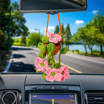 Dogwood Basket Car Hanging