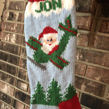 Santa Pilot Stocking