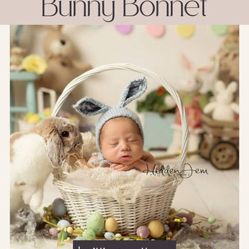 Bunny Bonnet with Poseable Ears