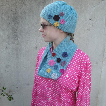 Flowery Cowl & Hat