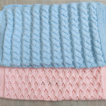 Car Seat or Pram Blankets with Buckle Hole BB042