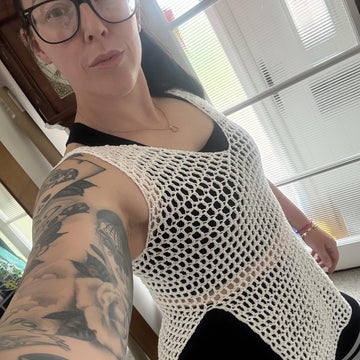 Marshmallow Split Cover Up