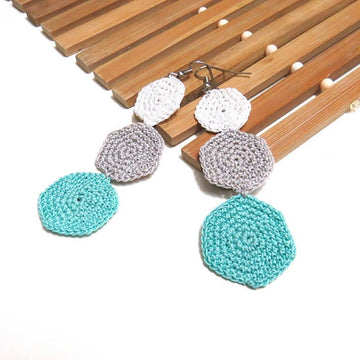 Hexagon earrings