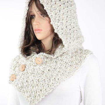 Elena Knit Hooded Cowl #804