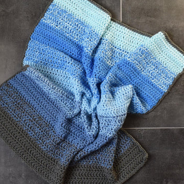 Ombre Baby Blanket