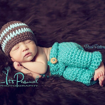 Baby Pants & Suspenders Crochet Pattern 326