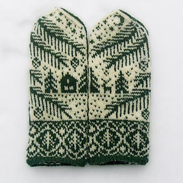Silent Night Mittens