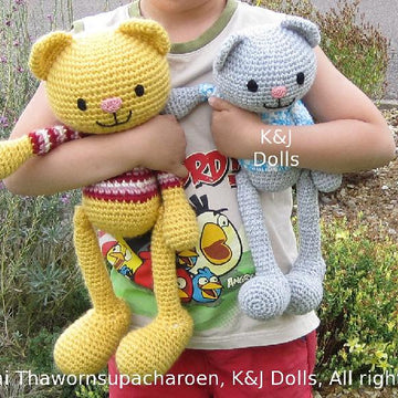 Huggy Cat Amigurumi Crochet Pattern