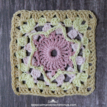 Sherbet Star Granny Square