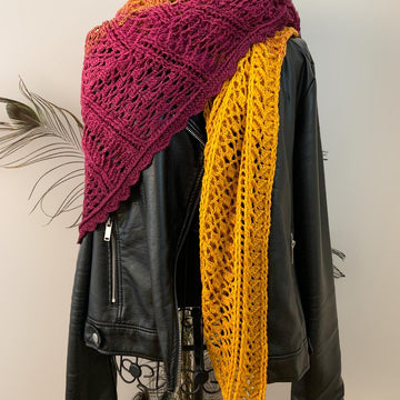 Triangular Scarf "Thalassa"