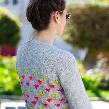 Springtime Neon Tulip Jumper