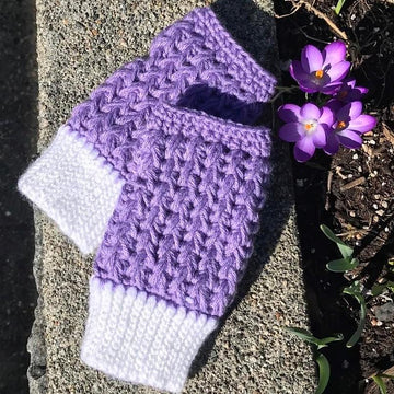 Angel Feathers Fingerless Gloves