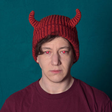Brioche Horn Hat