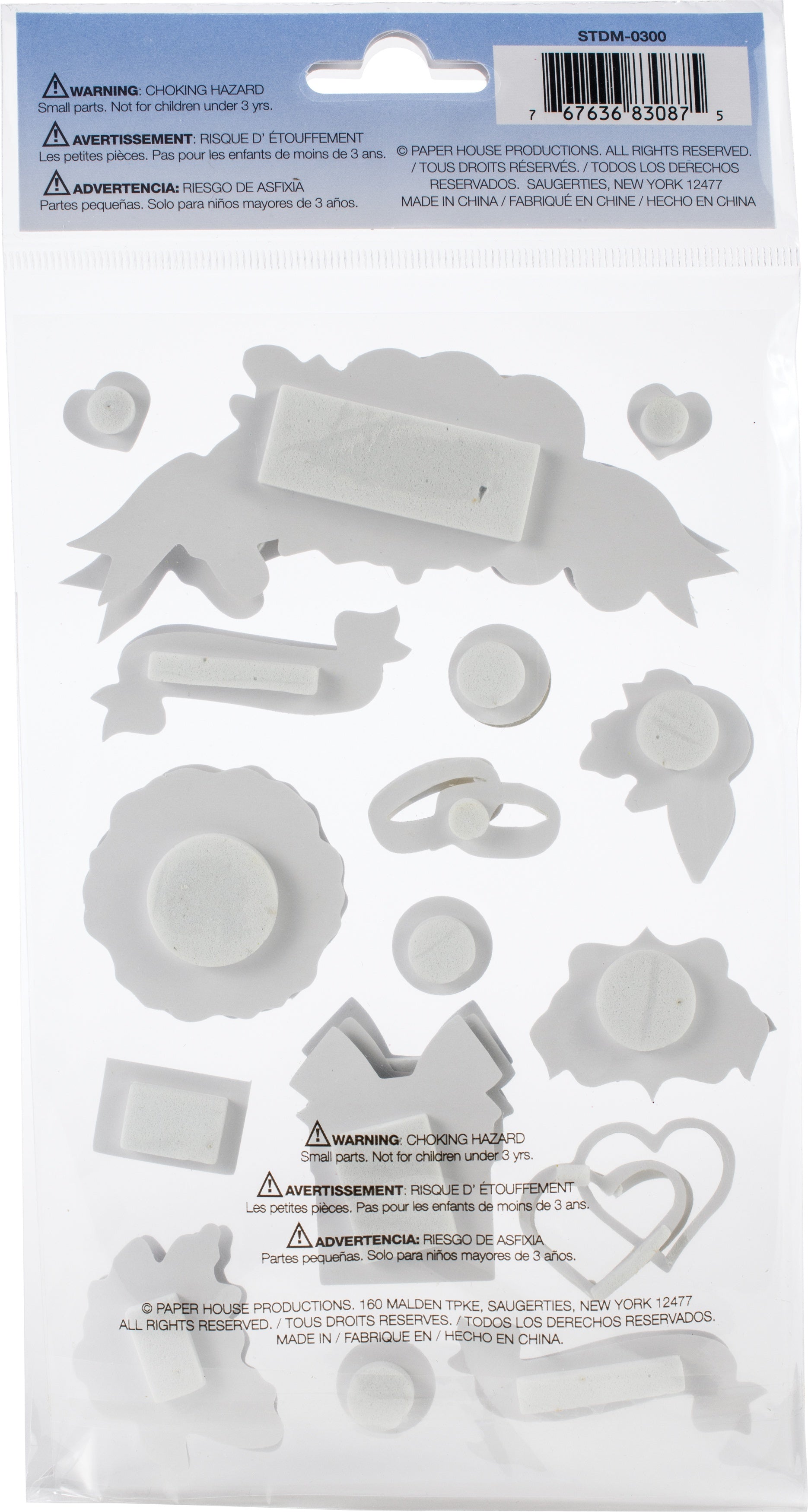 Paper House 3D Stickers - Our Anniversary