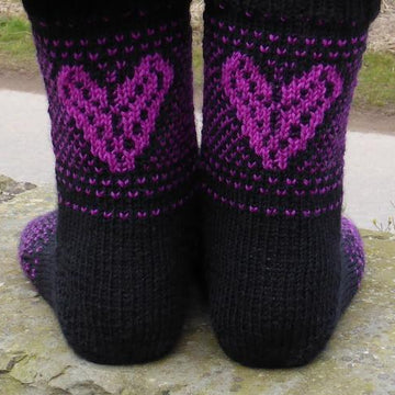 Love Hearts Cuff Down Socks