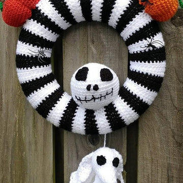 Nightmare Before Christmas Style Wreath
